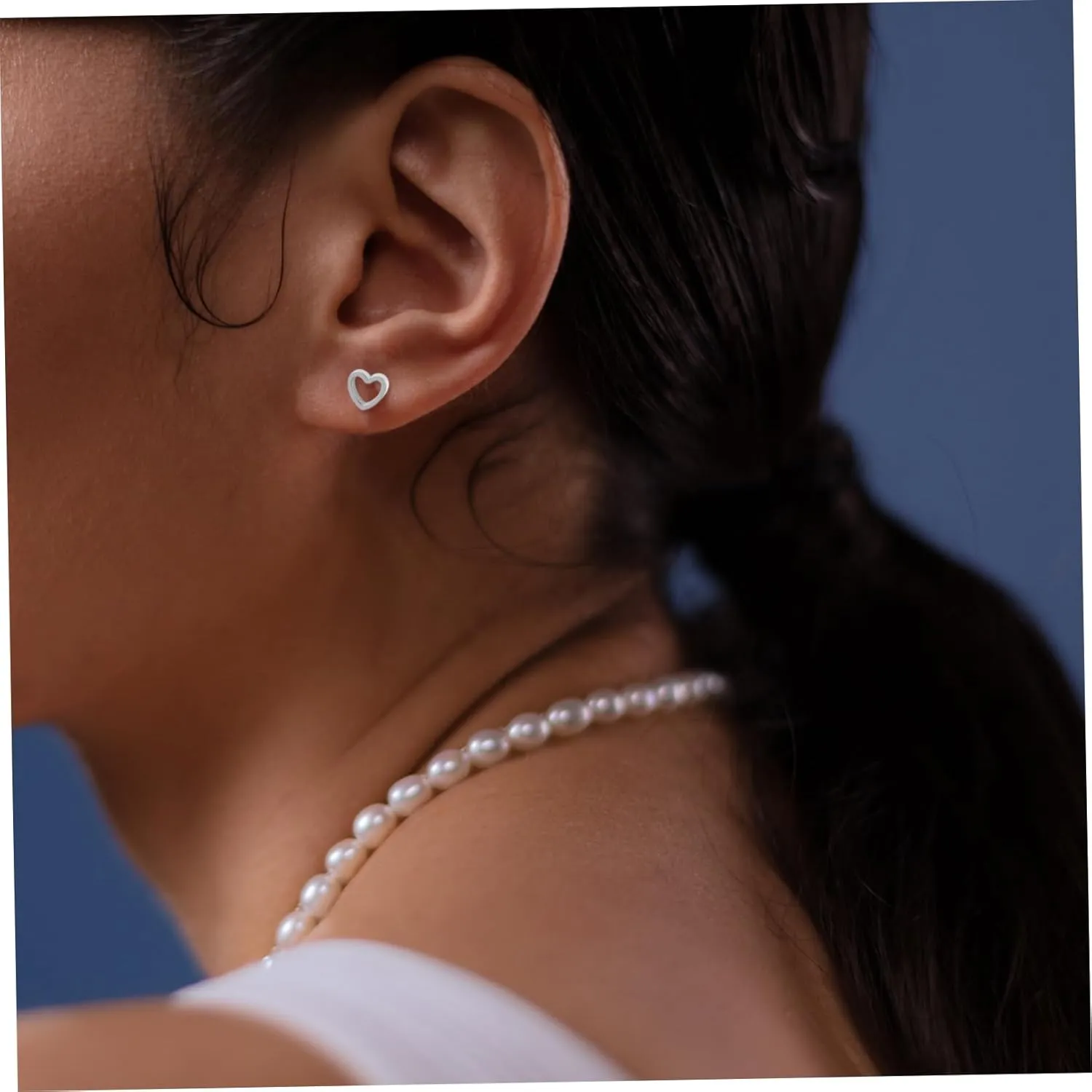 Flat Screw Back Earrings Heart Shaped Earrings Heart Earrings Thread Earrings Earrings Women Earrings