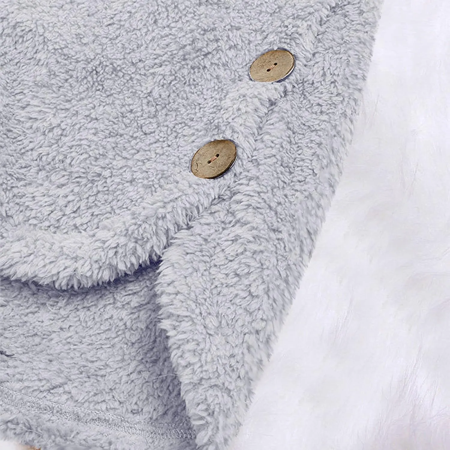 Fleece Hooded Jacket Women,2023 Winter Warm Fuzzy Cute cat Ear Hoodies Sweatshirt Oversized Coat with Pockets