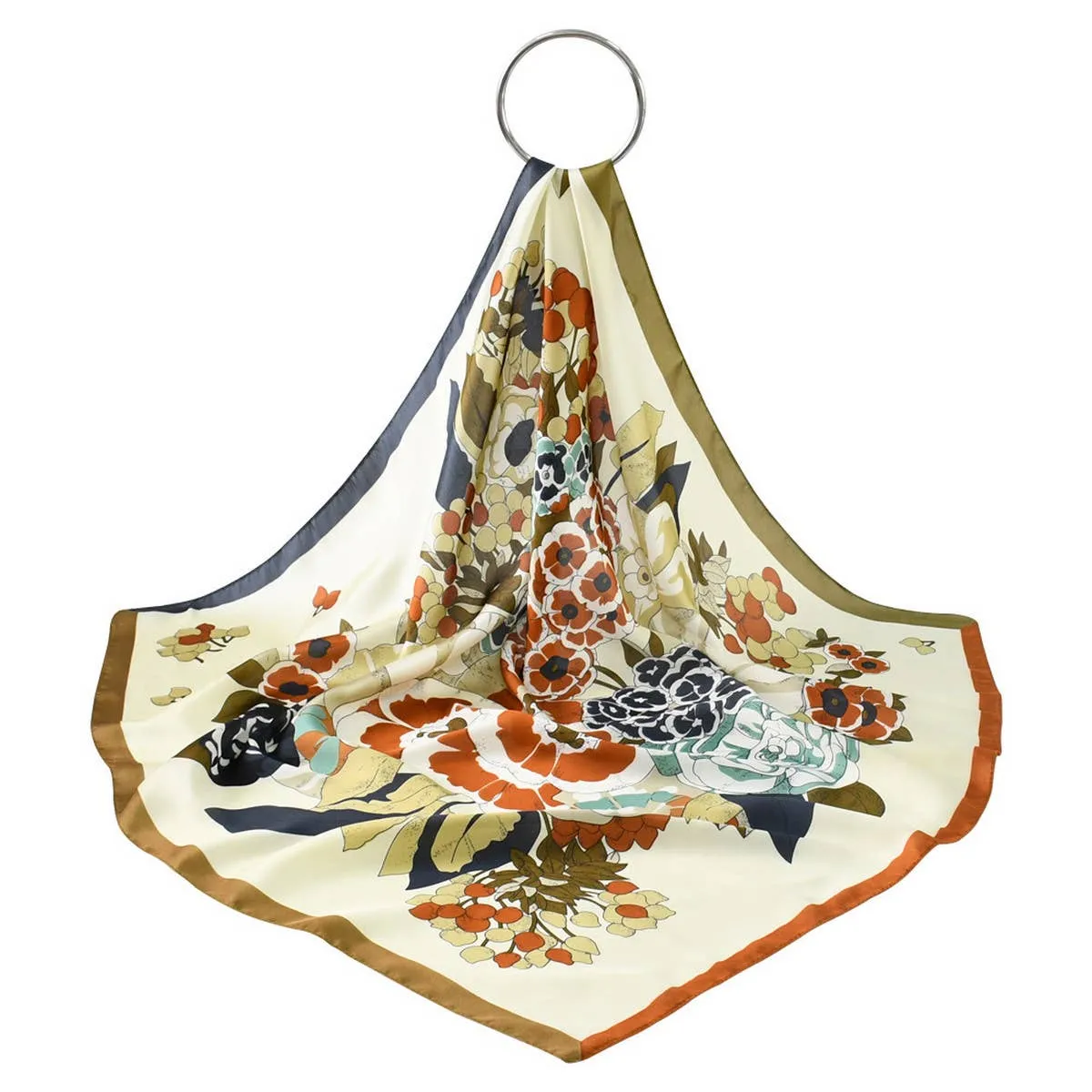 Flower Print Scarve
