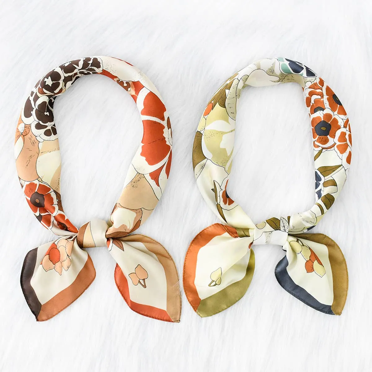 Flower Print Scarve