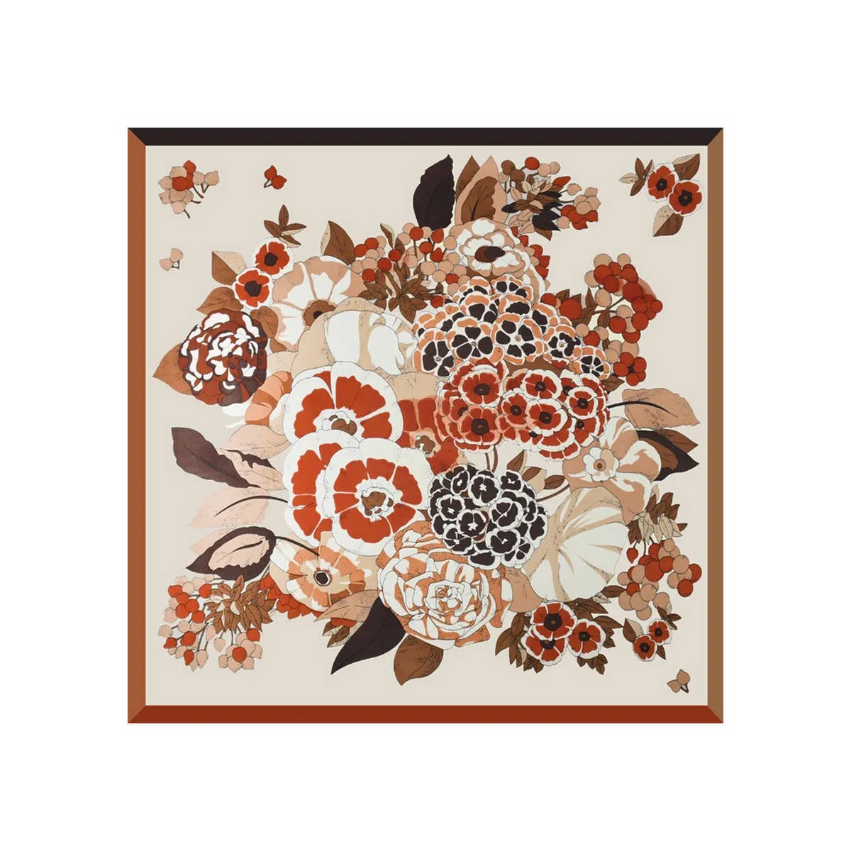 Flower Print Scarve