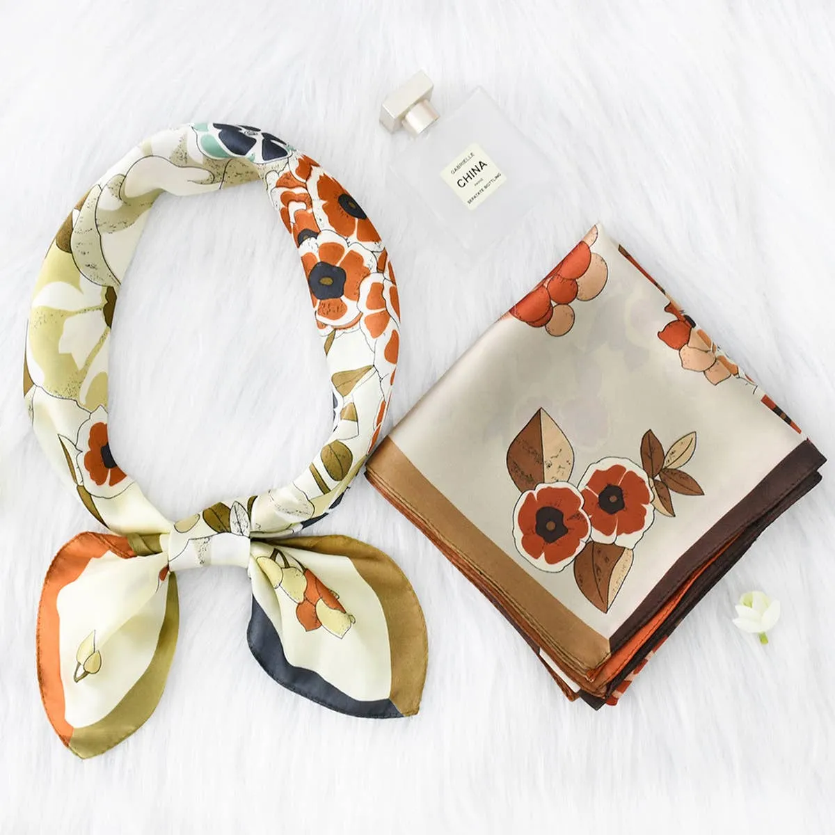 Flower Print Scarve