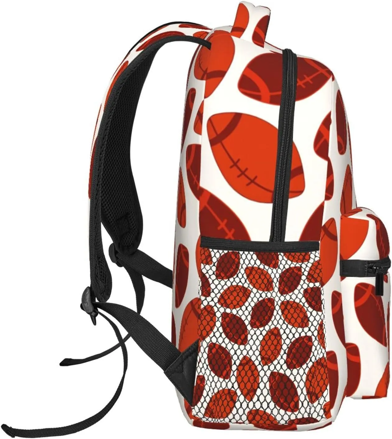 Football Travel Laptop Backpack Women Lightweight Backpack Adjustable College Backpack Fits 15.6 Inch Laptop Waterproof Travel Backpack for Men, Work, Travel, Women
