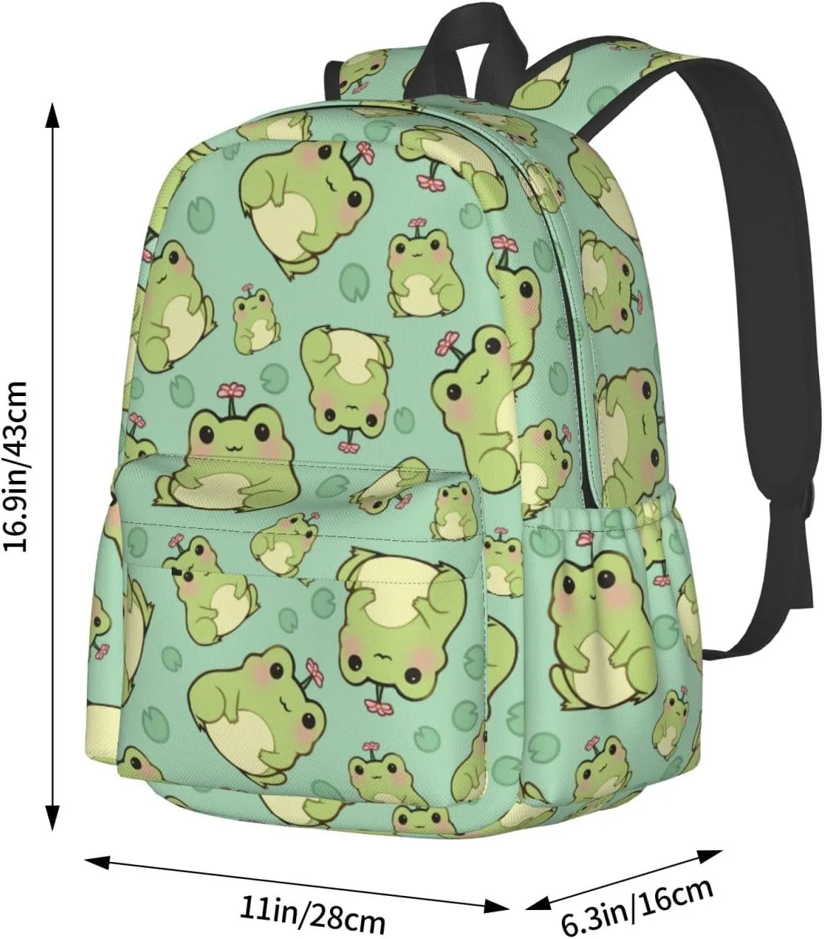 Frog Backpack 16 Inches Lightweight Travel Laptop Backpack