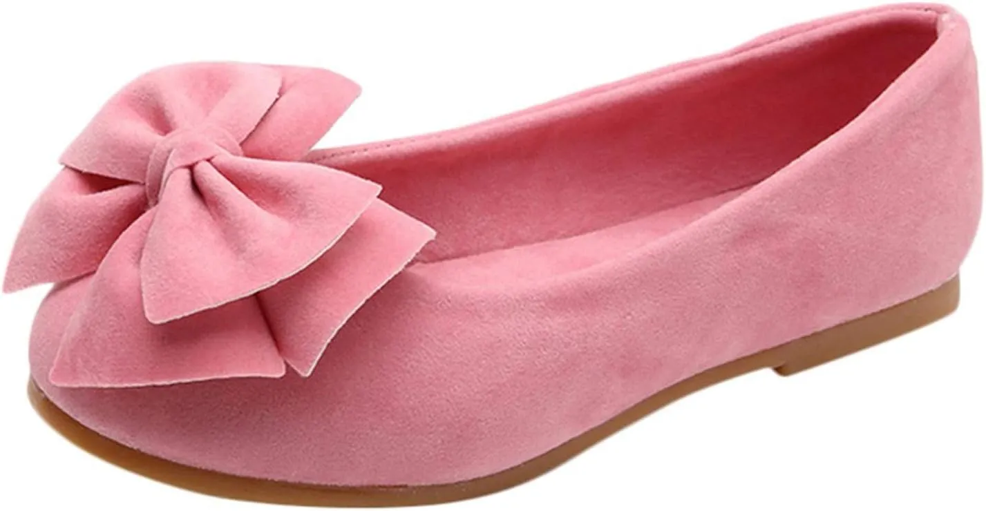 Girls Dress Shoes Toddler Cute Mary Jane Shoes Ballet Flats Flower Girl Shoes for Weeding Casual Walking Shoes