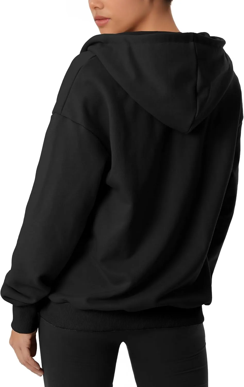 GIVON Women's Oversized Zip Up Hoodie Lightweight Thin Long Sleeve Hooded Sweatshirt with Pockets