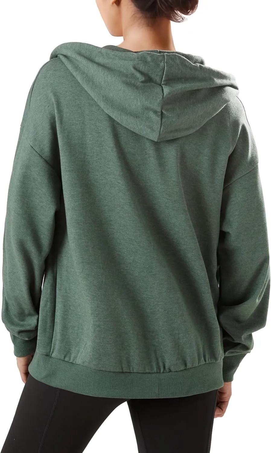 GIVON Women's Oversized Zip Up Hoodie Lightweight Thin Long Sleeve Hooded Sweatshirt with Pockets