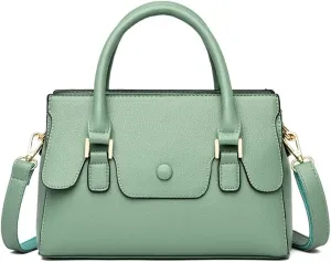 Handbags for Women Top Handle Handbag Leather Satchel Medium Tote Bags Shoulder Bag Crossbody Bag Ladies Purses