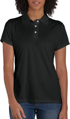 Hanes Women's Sport Cool DRI Polo Shirt, Moisture-Wicking Performance Polo Shirt for Women