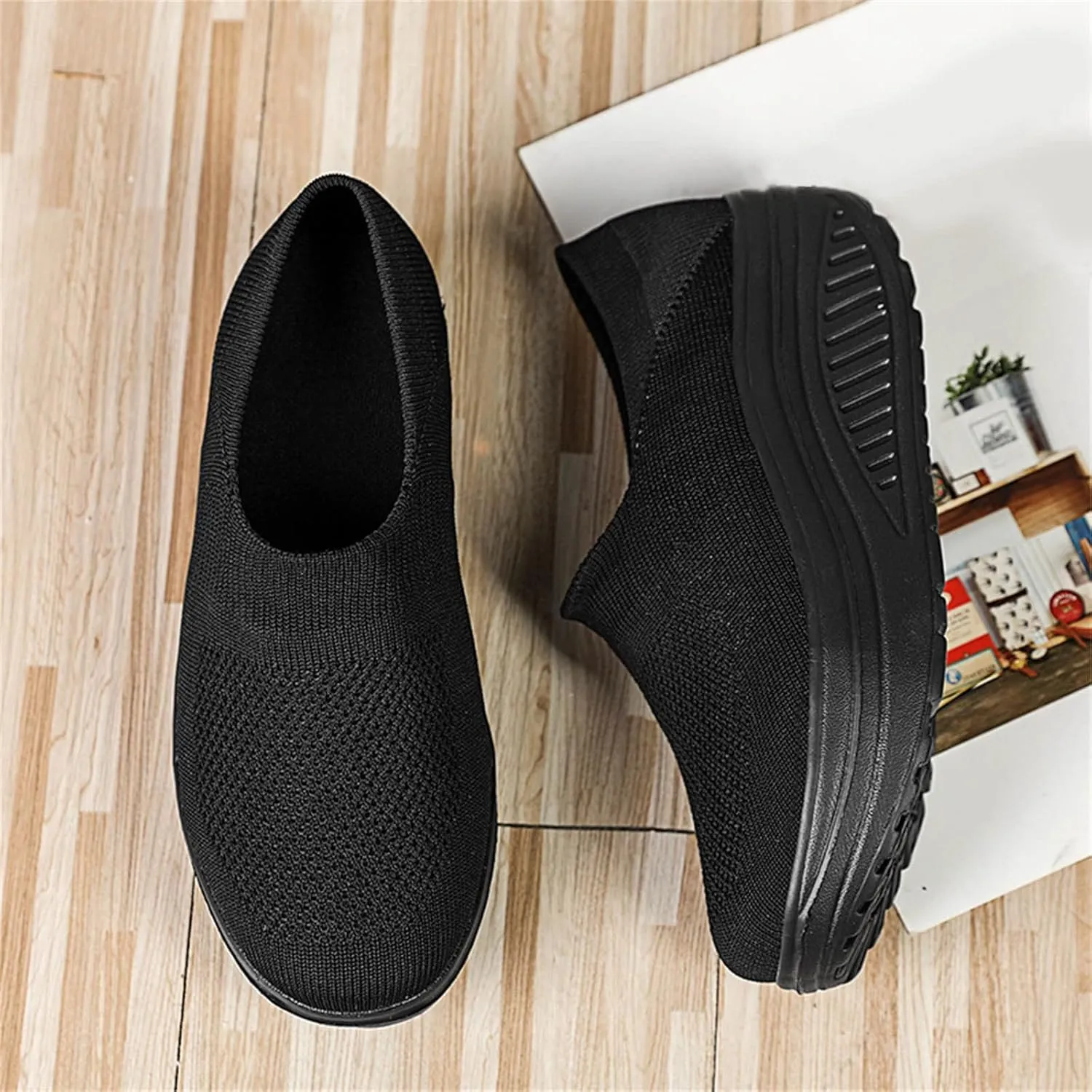 High Top Sneakers Women Women Slip On Sneakers Wide Womens Casual Shoes Black Lace Up Walking Shoes Women Women Orthopedic Sneakers Soft Sole