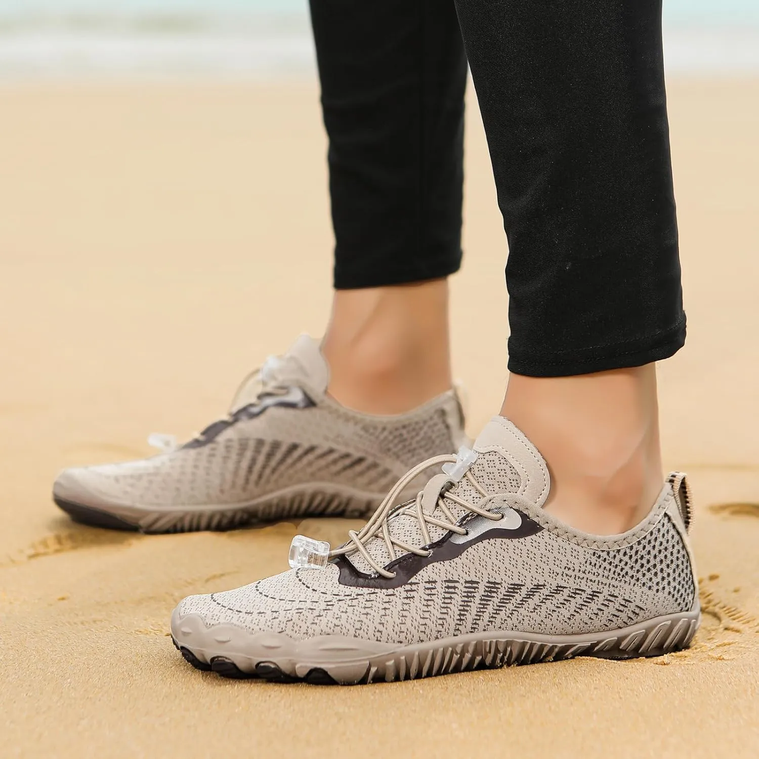 Hike Barefoot Shoes for Women Men Non-Slip Quick Dry Beach Shoe Lightweight Wide Toe Box Sneakers Grounded Footwear Comfortable Neuropathy Shoes Outdoor Gym Workout Running Shoe