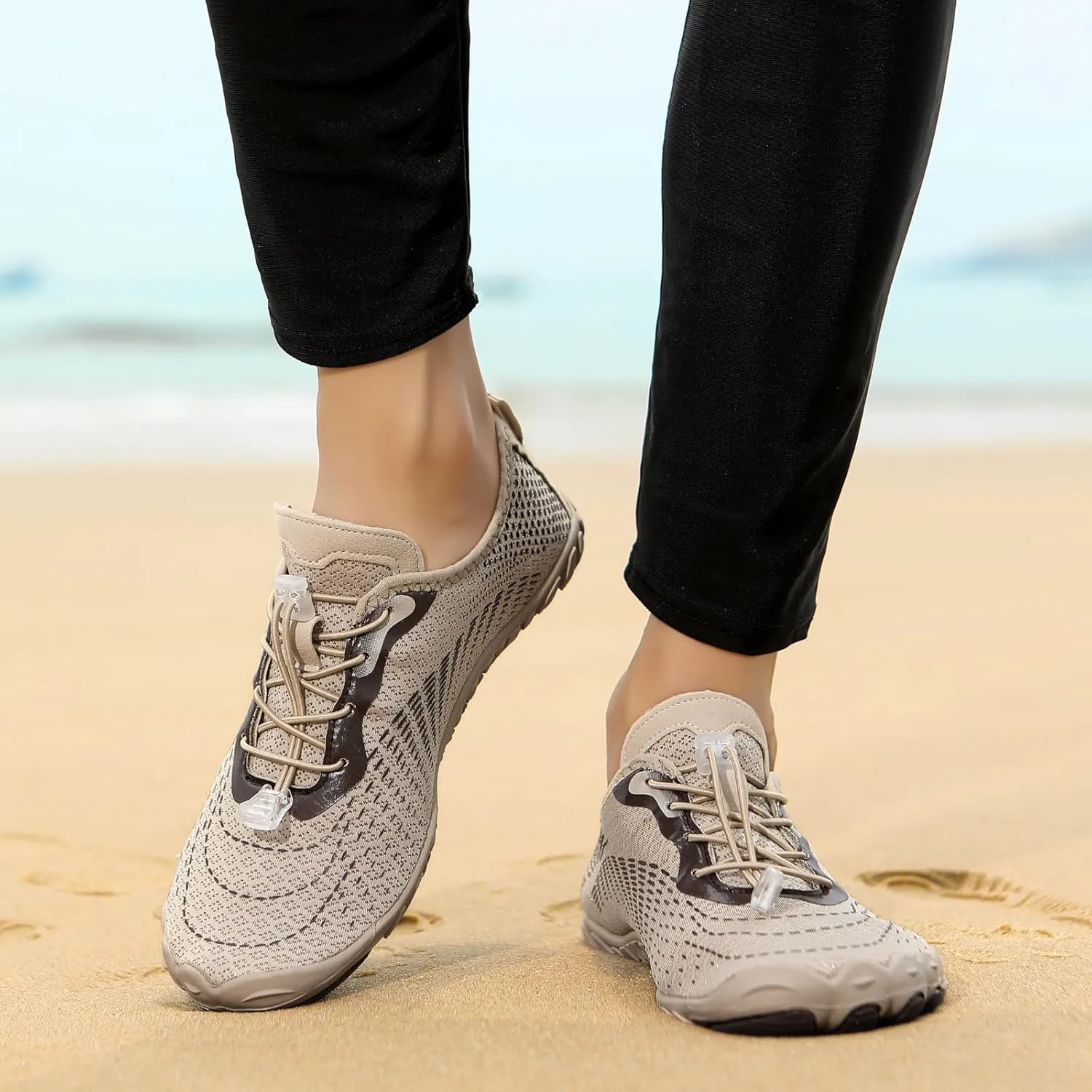 Hike Barefoot Shoes for Women Men Non-Slip Quick Dry Beach Shoe Lightweight Wide Toe Box Sneakers Grounded Footwear Comfortable Neuropathy Shoes Outdoor Gym Workout Running Shoe
