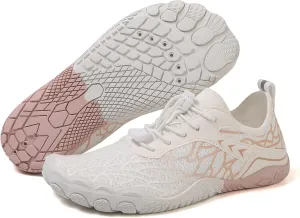 Hike Barefoot Shoes Women Men, Pro with Wide Toe Box Healthy Non Slip Unisex, Outdoor Hiking Footwear, Breathable Water Beach Pool Aqua Swim Surf Walking Shoes, Diabetic Sneakers for Yoga Walk