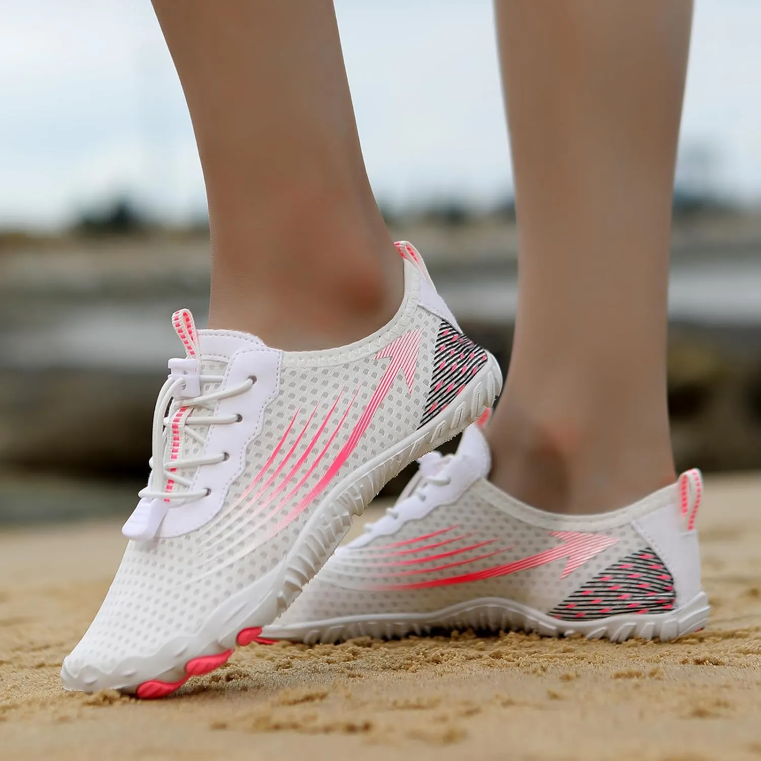 Hike Barefoot Shoes Women Water Shoe Trail Running Shoe Slip-On Soft Beach Breathable Hiking Outdoor Shoes Unisex