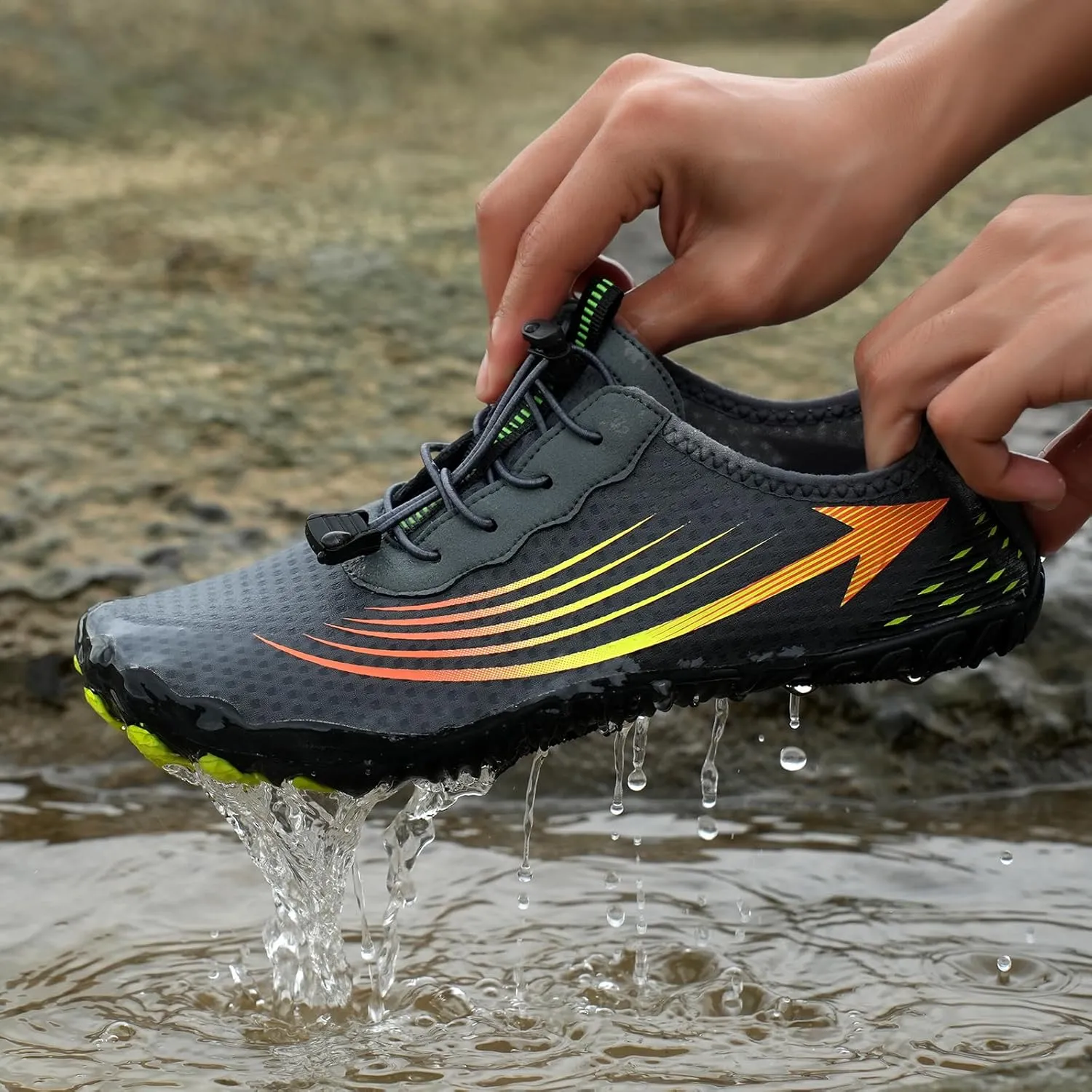 Hike Barefoot Shoes Women Water Shoe Trail Running Shoe Slip-On Soft Beach Breathable Hiking Outdoor Shoes Unisex