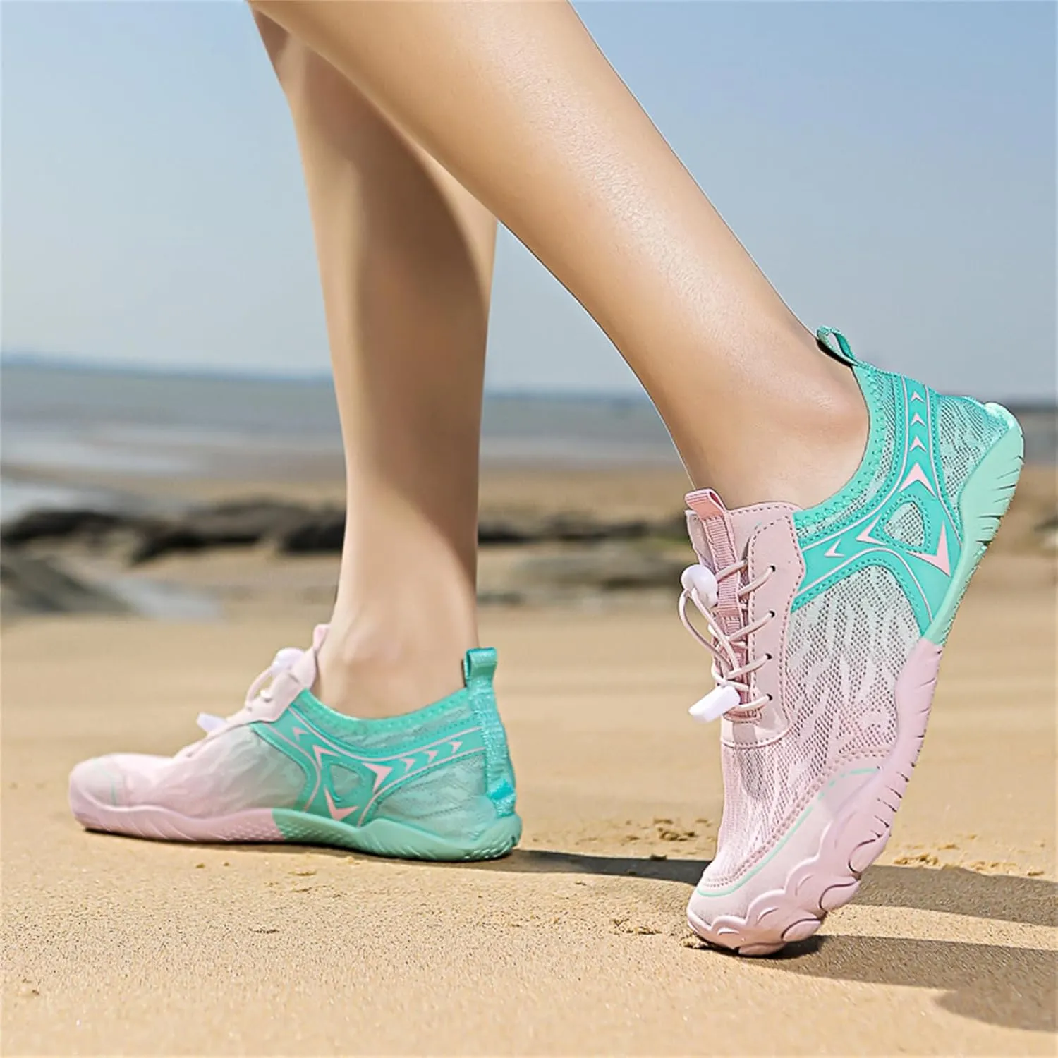 Hike Barefoot Shoes Womens Mens Water Shoes Lightweight Comfortable Slip On Walking Sneakers Wide Toe Plantar Fasciitis Footwear Non-Slip Outdoor Sports Zero Drop Shoe