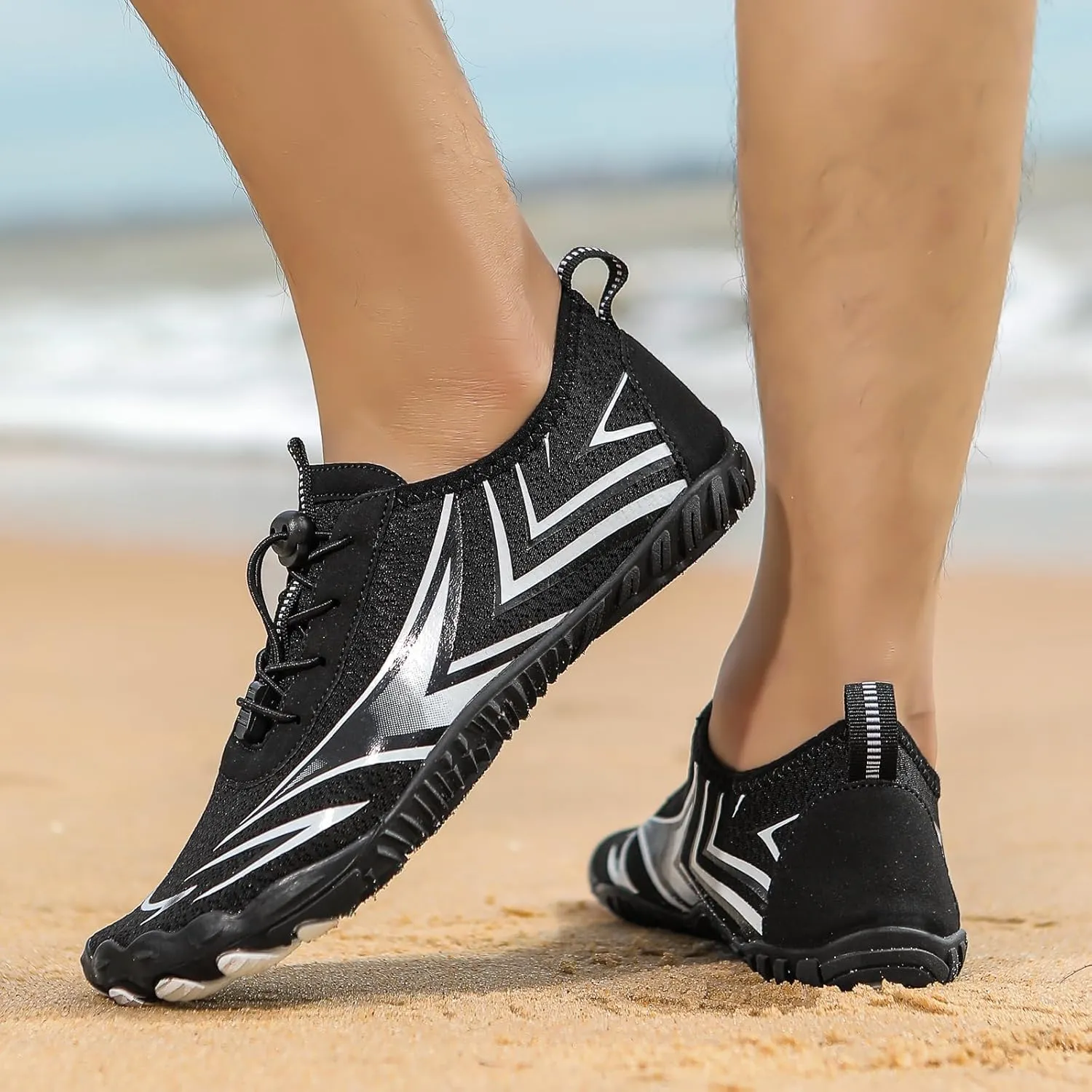 Hike Water Shoes Women Men Wide Toe Box Healthy & Non-Slip Barefoot Shoes Unisex Quick Dry Outdoor Grounded Shoes Summer Lightweight Breathable Water Shoes for Beach Pool Swim Kayak Lake River