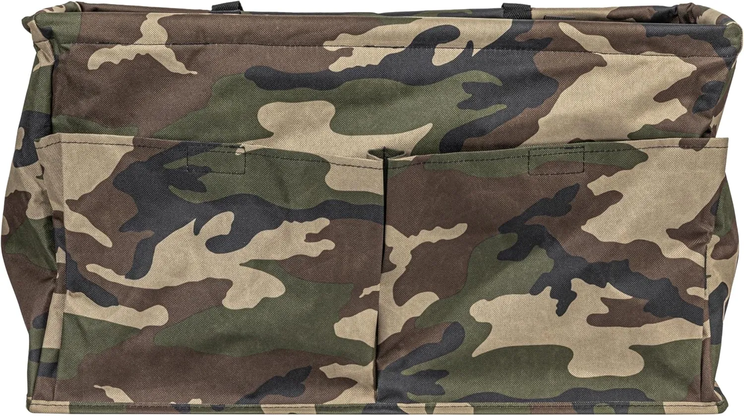 Household Essentials Camo Krush Container All-Purpose Utility Tote with Pockets