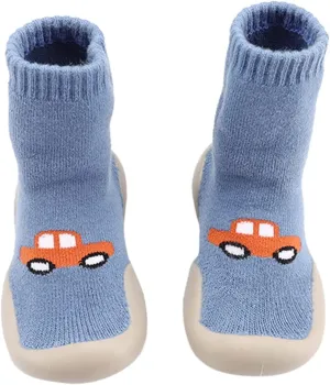 Infant Shoes,Casual Socks Toddler Baby Soft First Indoor Cartoon Elastic Shoes Infant Walkers Baby Shoes Work Shoes