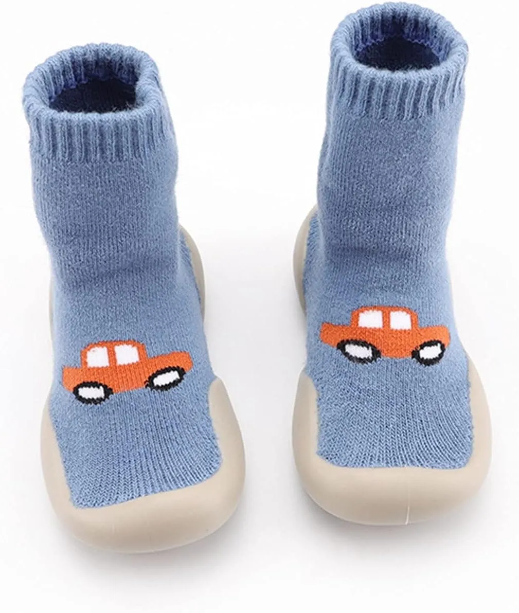Infant Shoes,Casual Socks Toddler Baby Soft First Indoor Cartoon Elastic Shoes Infant Walkers Baby Shoes Work Shoes