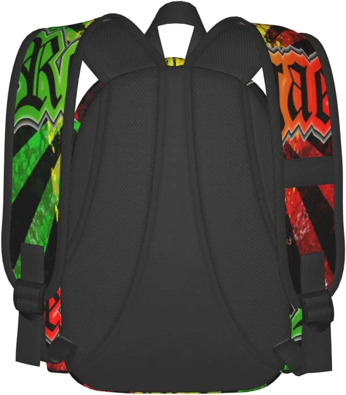 Jamaican Reggae Laptop Backpack Shoulder Bag Laptop Pack Travel Backpacks Commuter Back Pack Casual Daypack Bags With Side Pockets