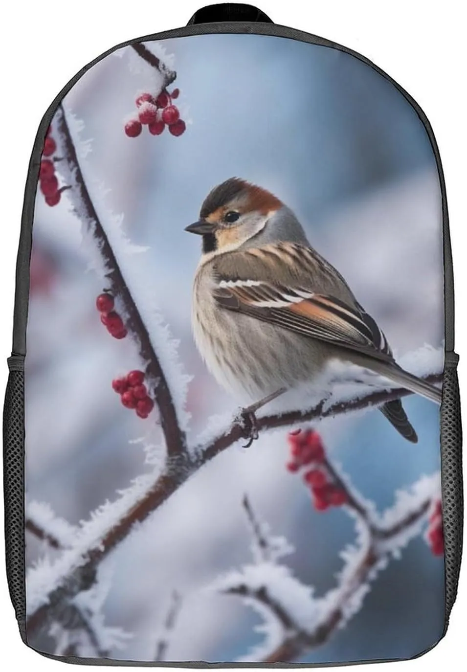 Laptop Backpack Casual Daypack Waterproof Bird And Snow Computer Bag Business Work Bag for Travel