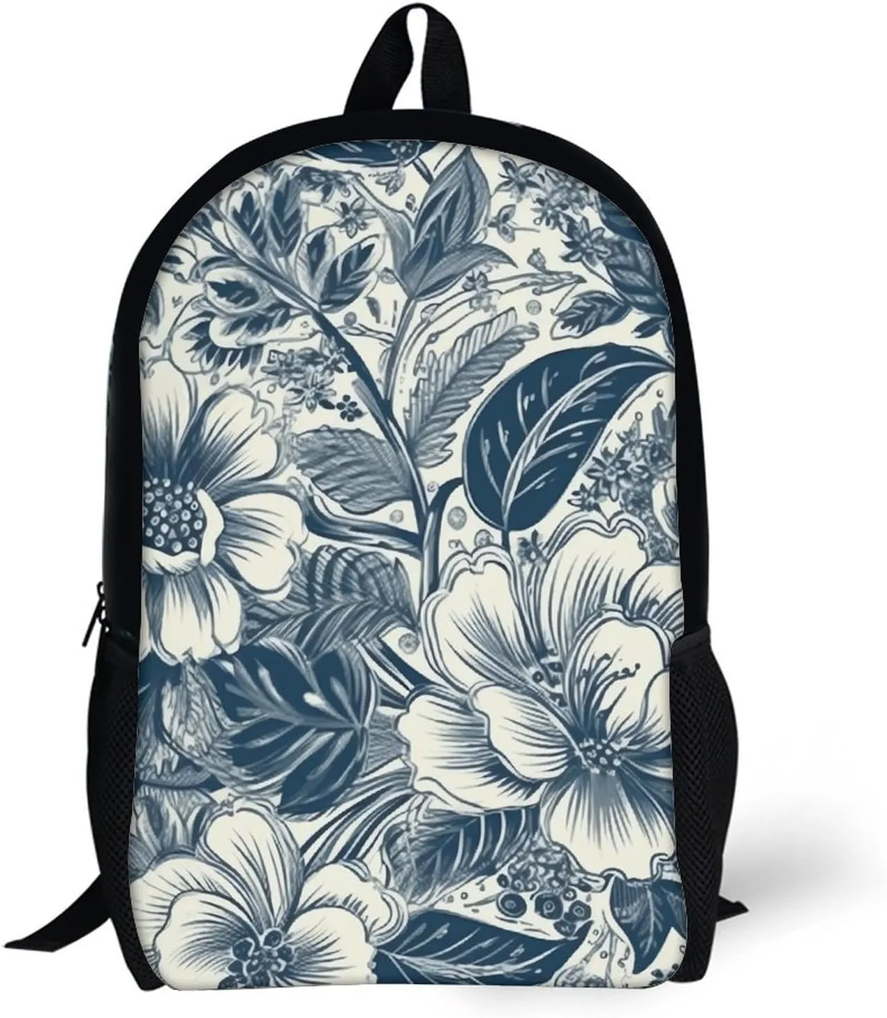 Laptop Backpack Casual Daypack Waterproof White Blue Style Computer Bag Business Work Bag for Travel