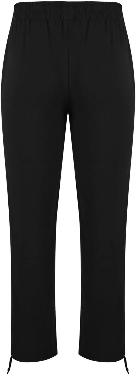 Linen Pants for Mens Casual Pants Drawstring Beach Trousers Relaxed-Fit Yoga Pants Soft Elastic Waist Pants
