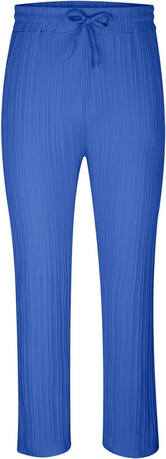 Linen Pants for Mens Casual Pants Relaxed-Fit Beach Trousers Summer Yoga Pants Soft Elastic Waist Pants