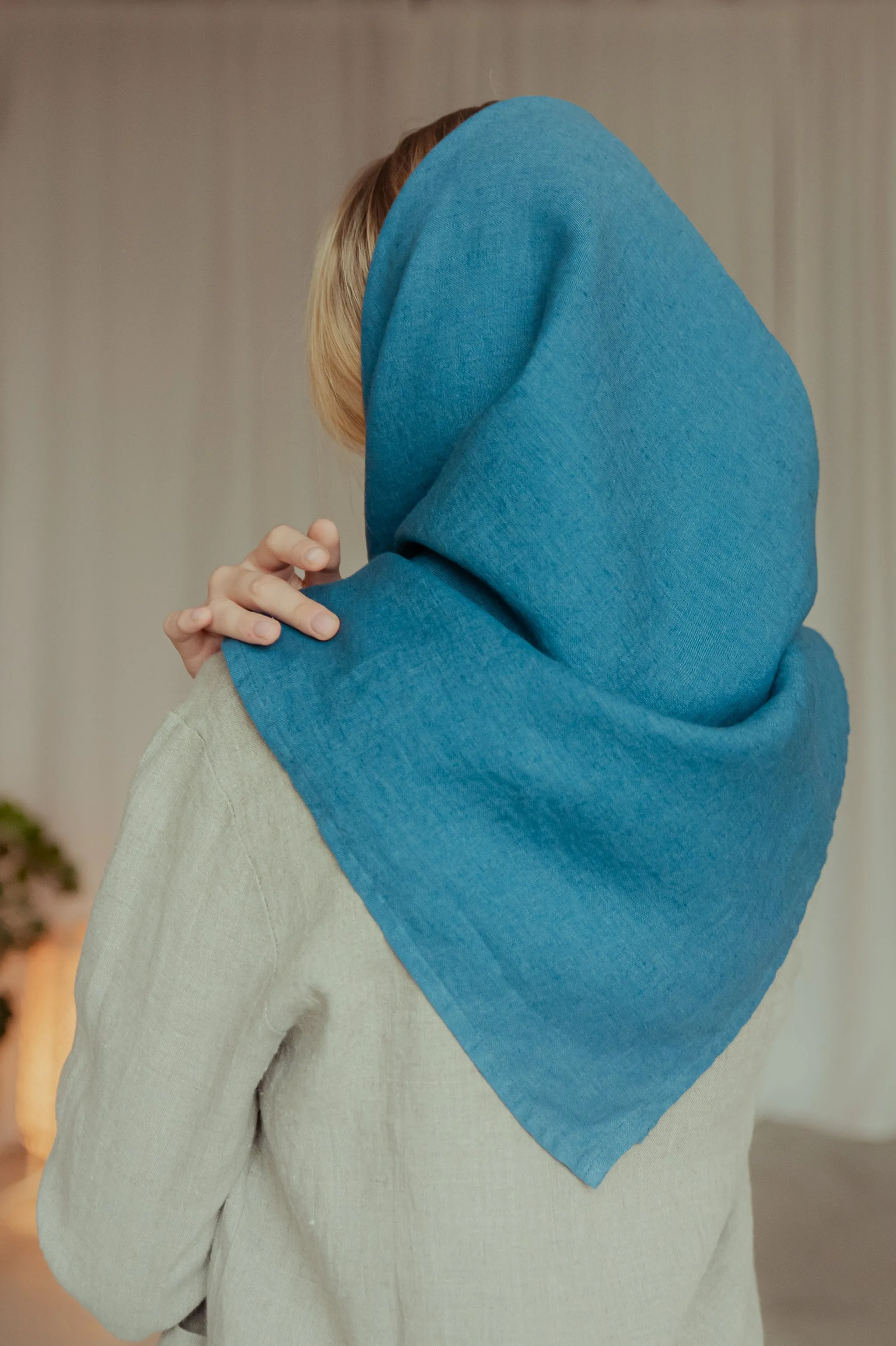 Linen Scarf/Shawl Maxi Size
