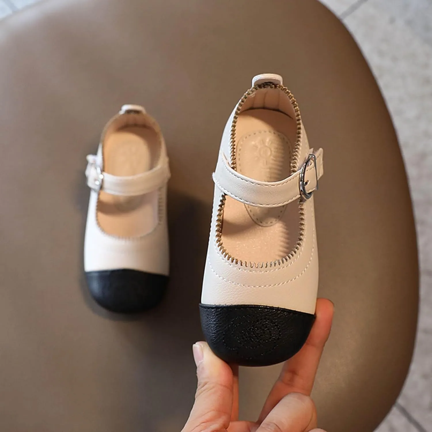 Little Toddler Girls Dress Shoes Ballerina Ballet Flat Kids Mary Jane for Wedding Part Kids School Shoes