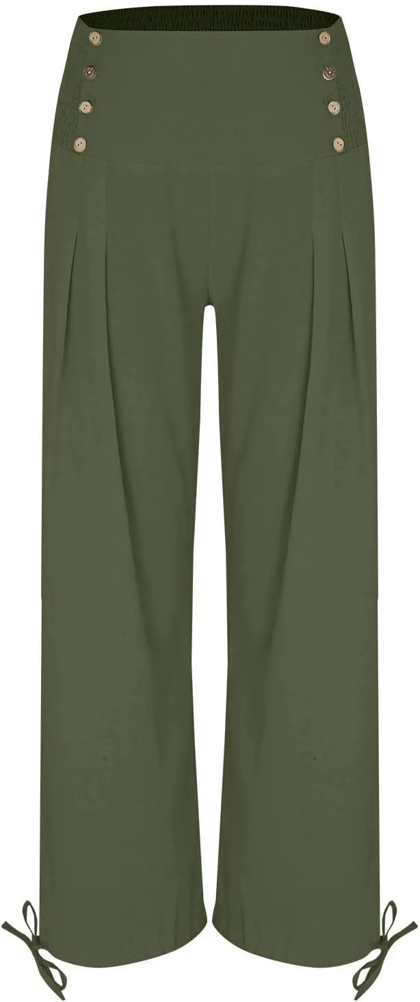 Loose Linen Pants Women Spring Pant Summer 2025 Pant Trousers with Pockets