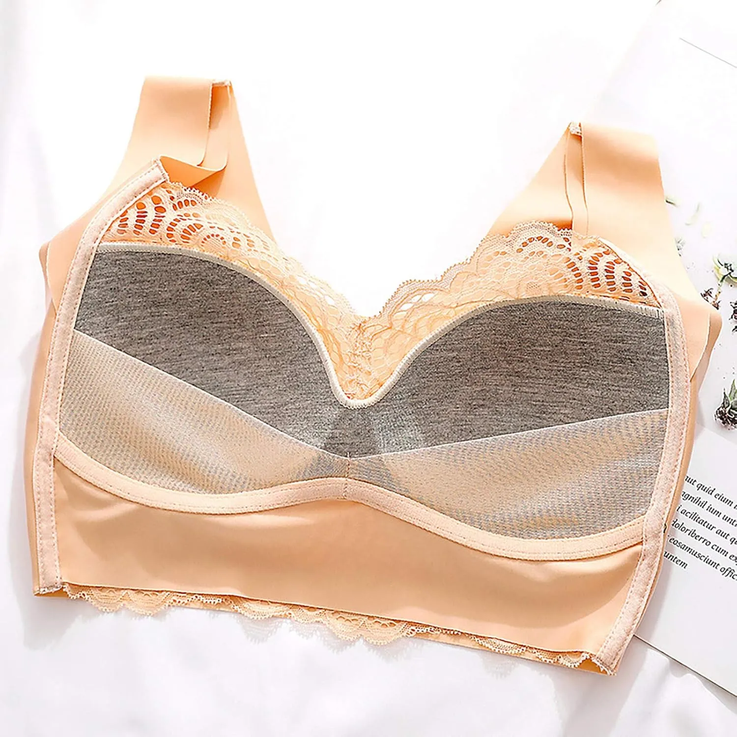Luciana Secret Lift Ultimate Lift Exsecret Stretch Plus Size Sports Sleep Seamless Lace Cut-Out