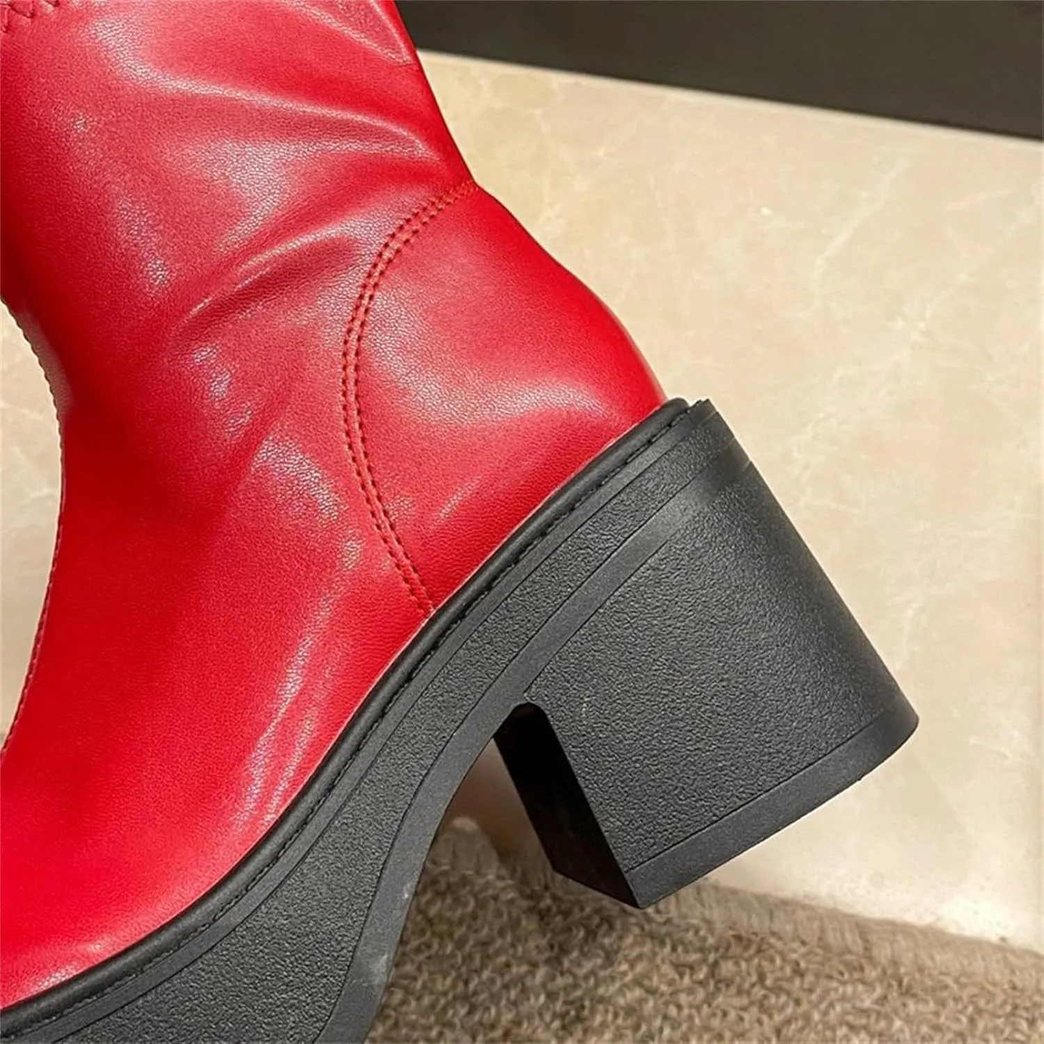 Mens Ankle Boots Womens Boot Leather Booties Cute Black Womens Black Booties and Ankle Boots Boot for Sprained Ankle Right Foot Small