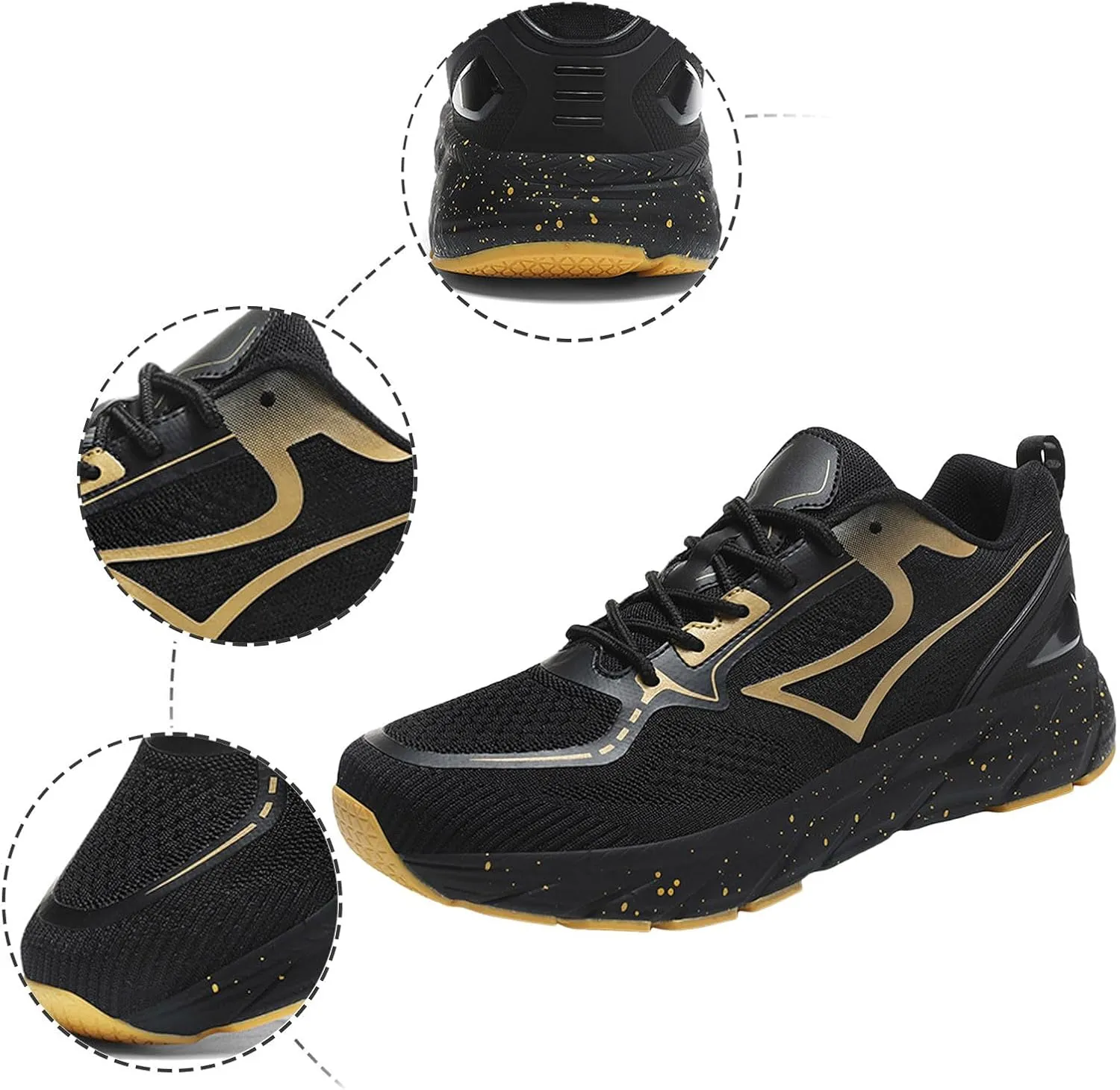 Mens Athletic Shoes Men's Fashion Sneakers Slip on Shoe for Men Walking Shoe for Men Sport Running Trail Sneaker