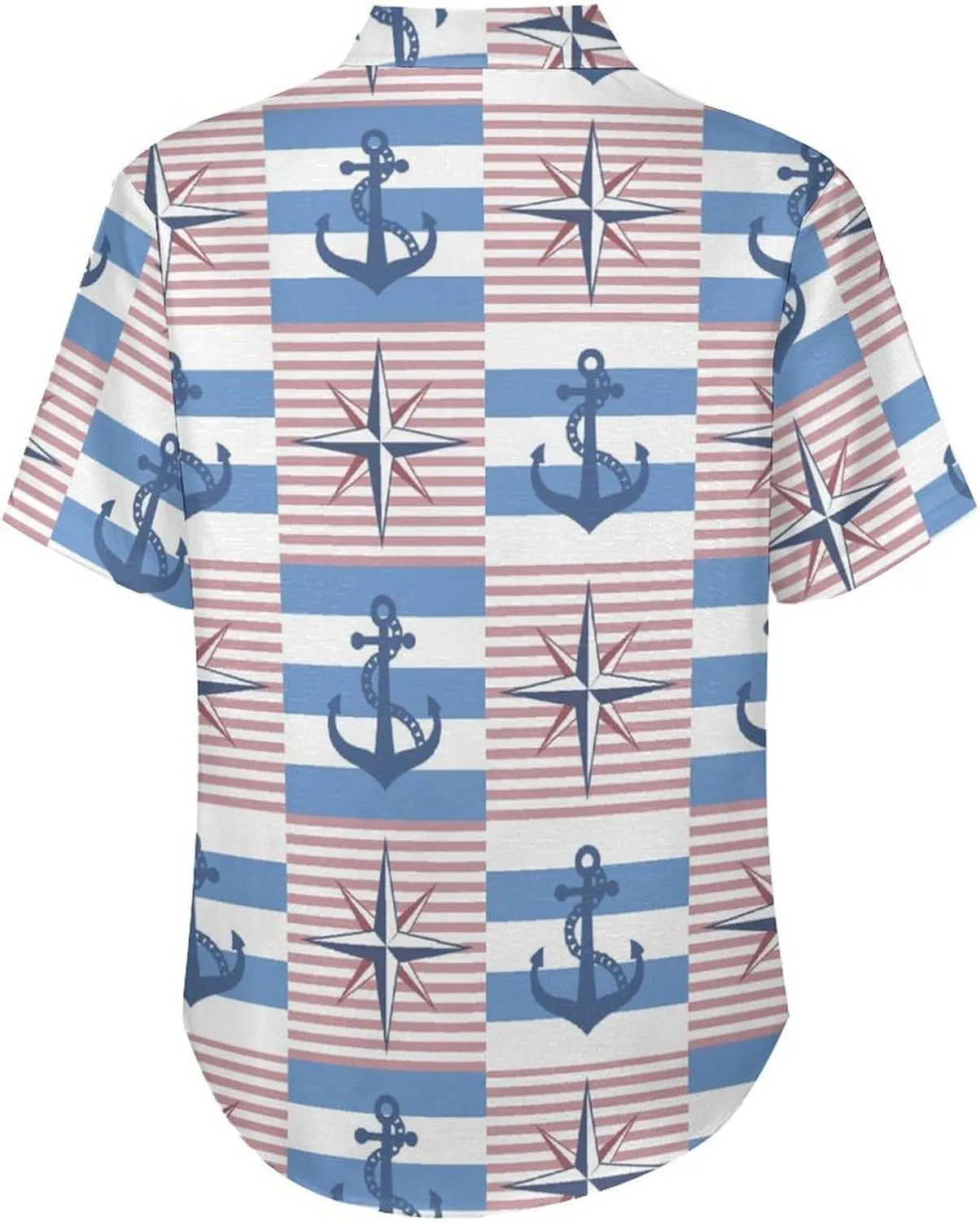Men's Button Down Shirts Hand-Drawn Turtles Short Sleeve Casual Shirts Summer Beach Shirts with Pocket