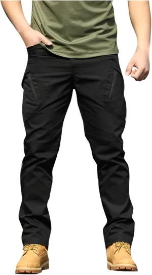 Mens Cargo Pants Relaxed Fit Casual Comfortable Lightweight Breathable Elastic Waist Workout Sweatpants Joggers
