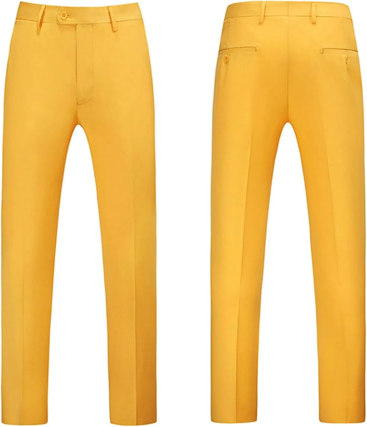 Mens Casual Business Slim Fit Dress Pants Skinny Stretch Flat Front Chinos Pants Basic Straight Leg Golf Suit Pant