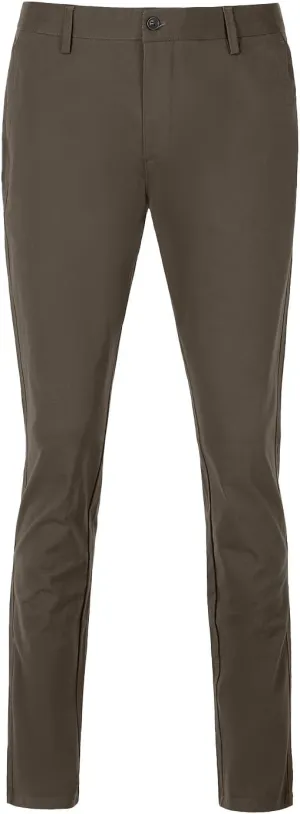 Men's Casual Dress Pants for Men Relaxed Fit Cotton Elastic Waist Business Work Pants