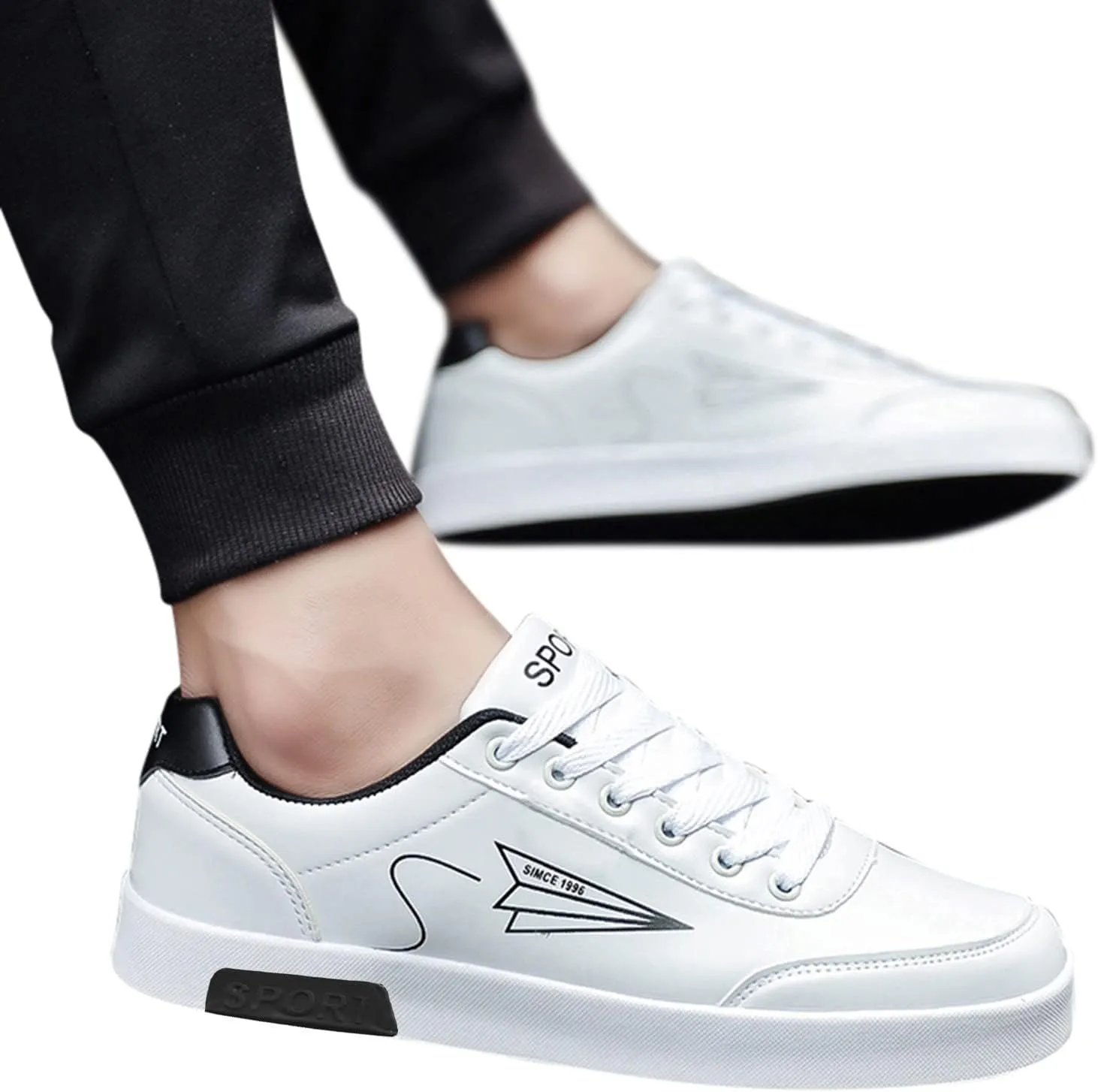 Mens Casual Shoes,Mens Casual Dress Sneaker Skate Shoes with Flat Sole,Men's Outdoor Running Walking Hiking Shoe,Daily Work Fashion Sneaker Non-Slip Waterproof Shoe,School Gym Footwear
