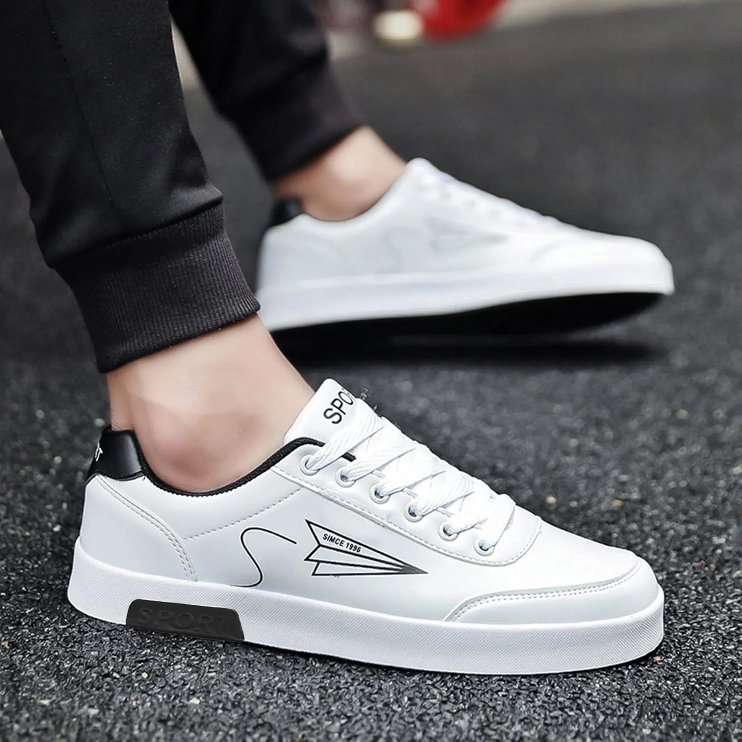 Mens Casual Shoes,Mens Casual Dress Sneaker Skate Shoes with Flat Sole,Men's Outdoor Running Walking Hiking Shoe,Daily Work Fashion Sneaker Non-Slip Waterproof Shoe,School Gym Footwear