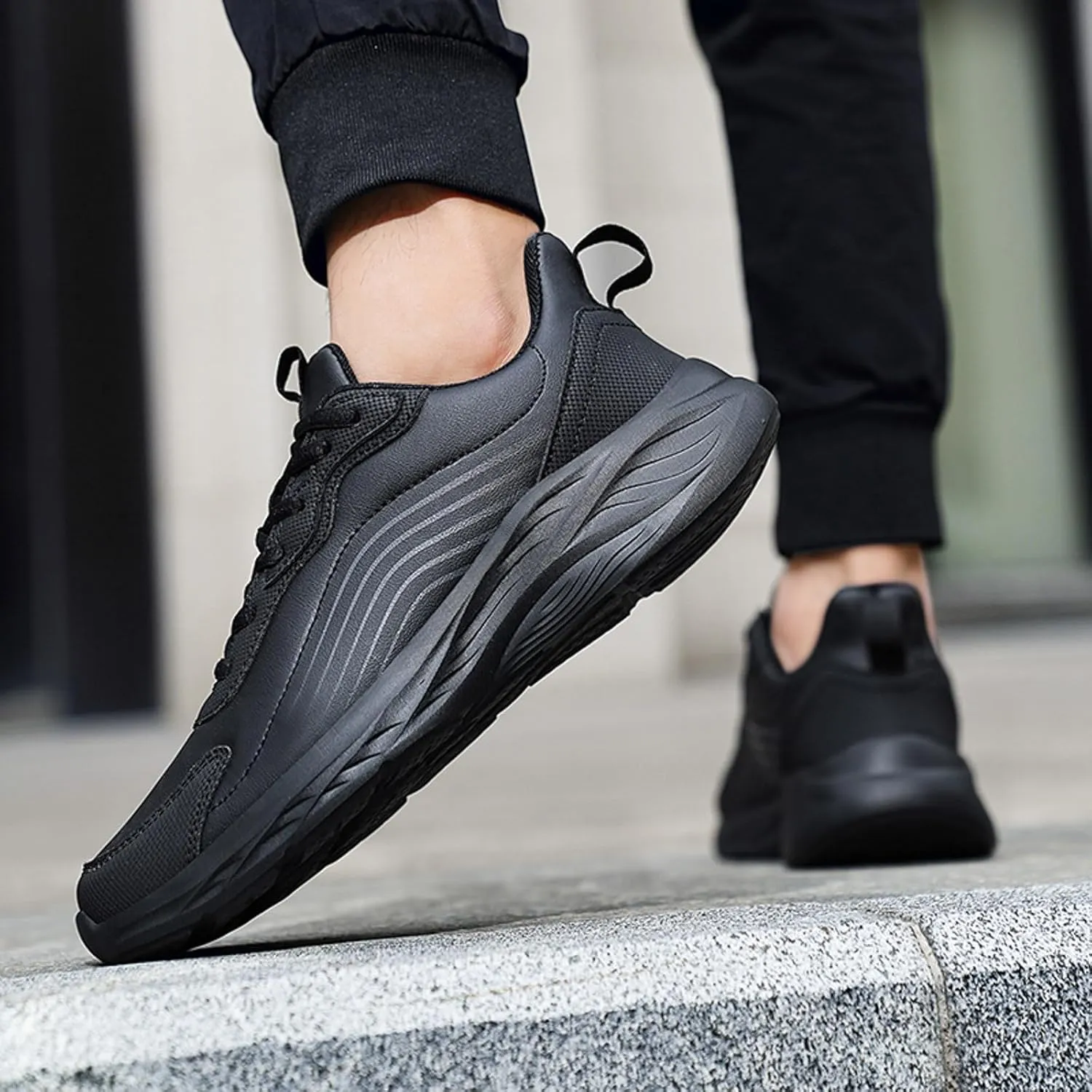 Men's Fashion Versatile Walking Shoes Recovery Air Athletic Running Tennis Shoe Lightweight Work Shoes for Men