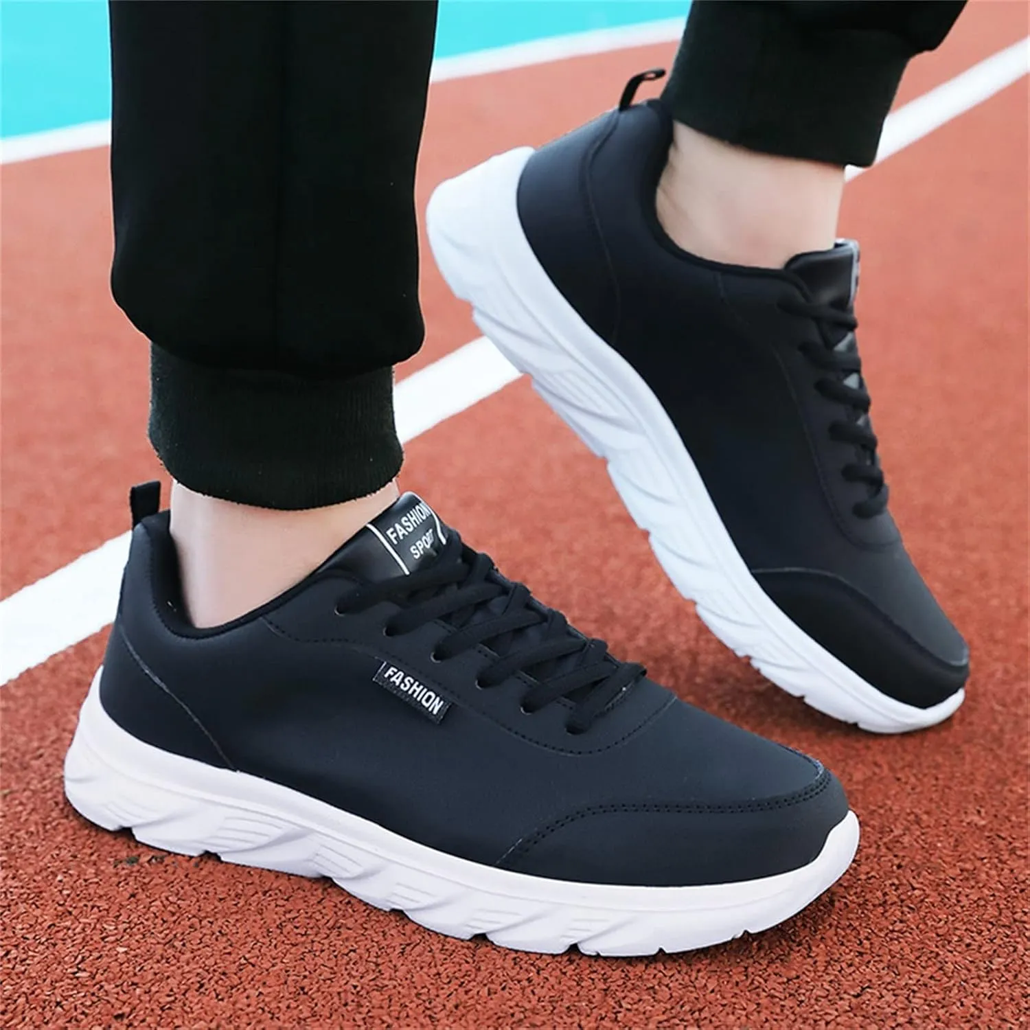 Men's Orthopedic Comfortable Slip-On Shoes Lightweight Sport Gym Jogging Walking Sneaker Non Slip Walking Shoes