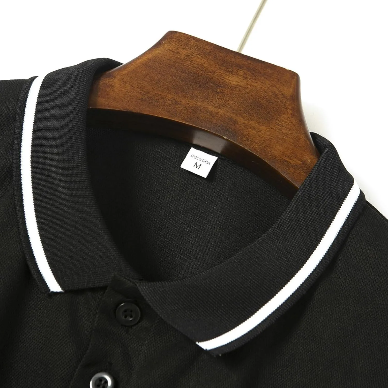 Men's Short Sleeve Polo Shirts 2025 Casual Button Down Shirts Solid Color Collared Basic Golf Shirts