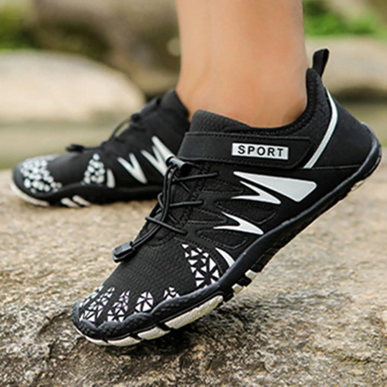 Mens Size 9 Wide Water Shoes Breathable Non Slip Athletic Water Hiking Shoes Women Cute Water Shoes for Women Summer Quick Dry Sandals Slippers for Pool Beach Surf Walk Water Yoga