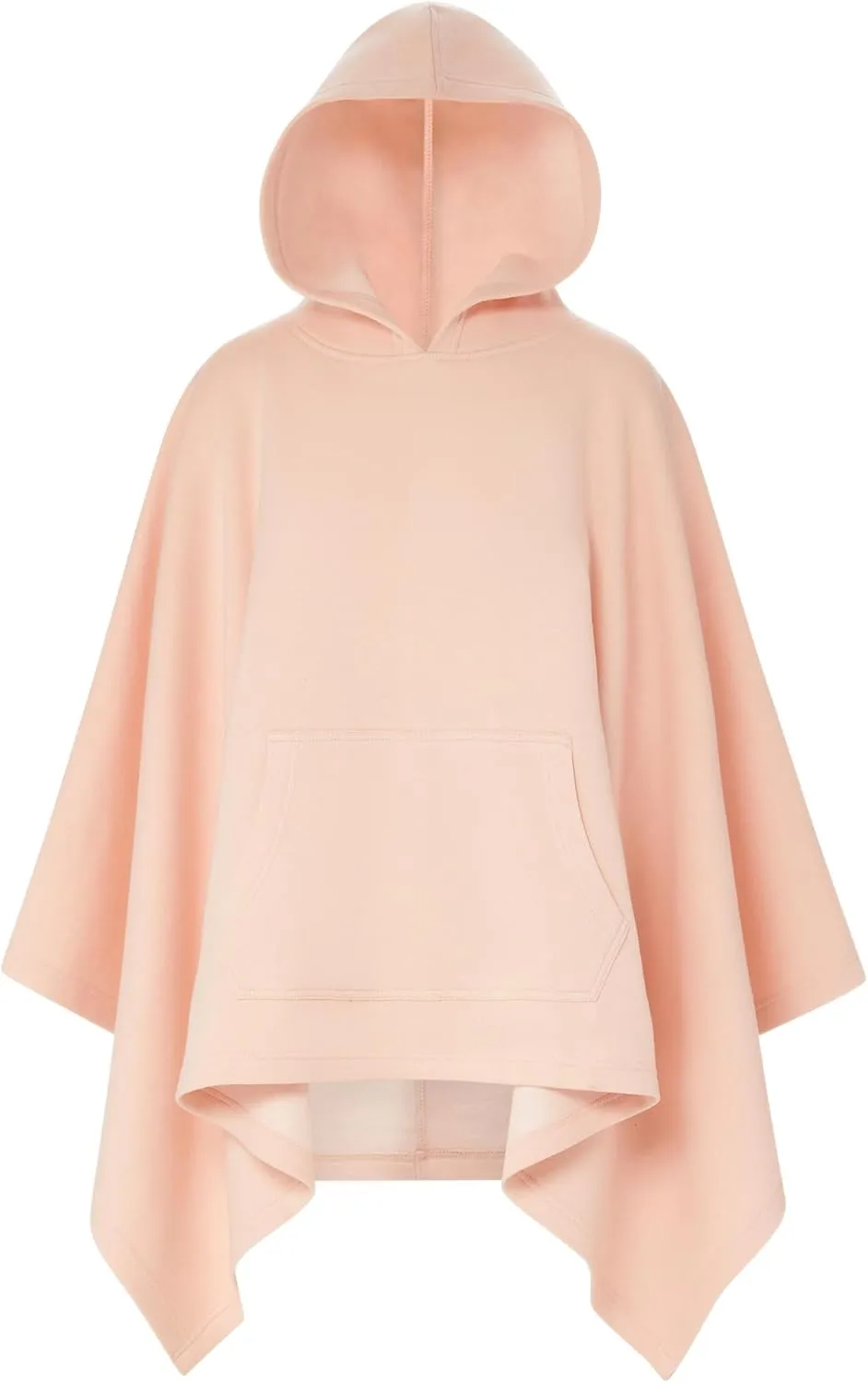 MV Sport Women's Sweatshirt Blanket Poncho Hoodie/Cozy Fleece Pullover Ponchos/Warm Hooded Cape for Women