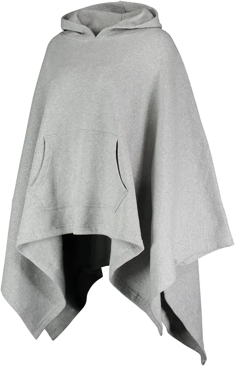 MV Sport Women's Sweatshirt Blanket Poncho Hoodie/Cozy Fleece Pullover Ponchos/Warm Hooded Cape for Women