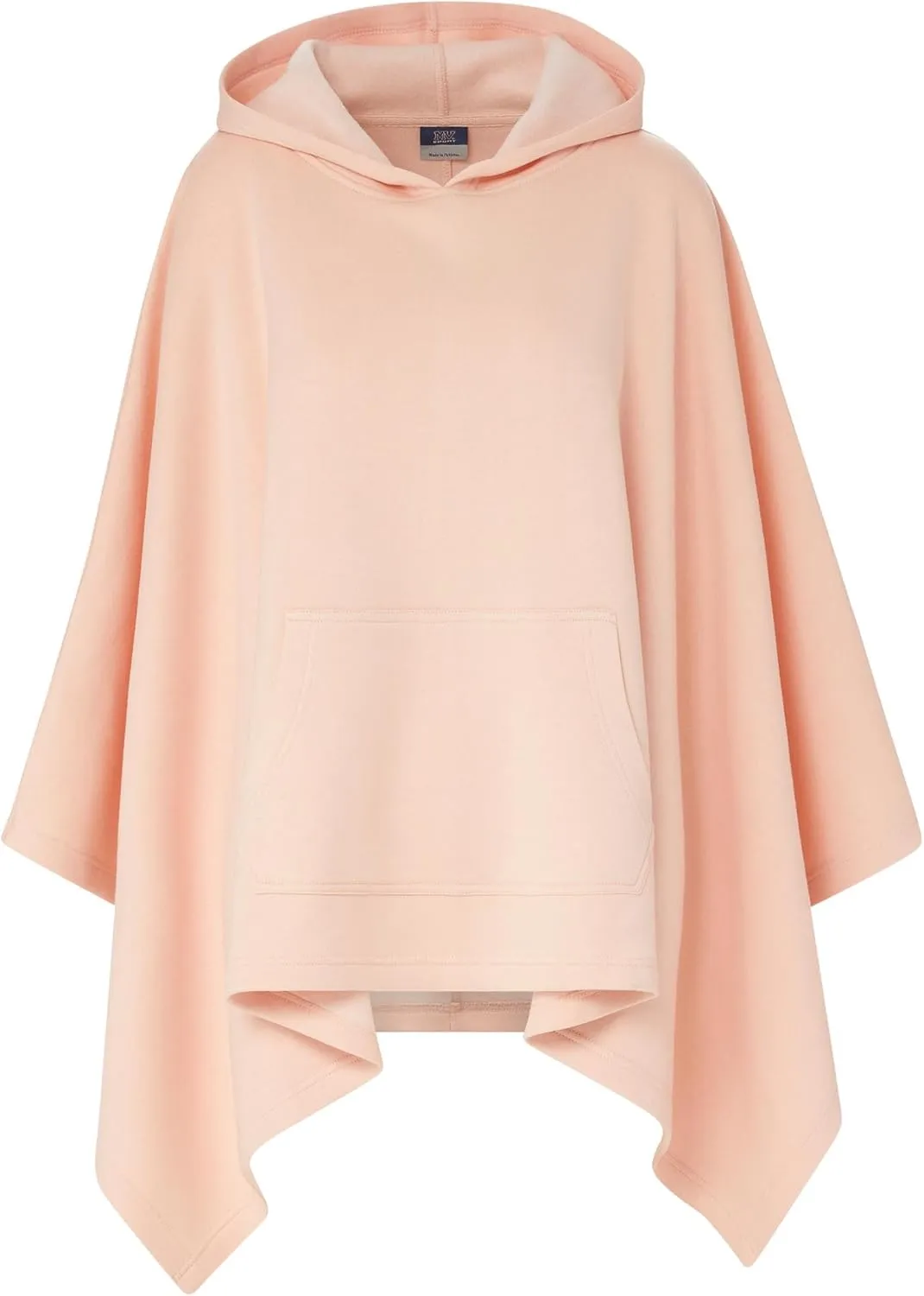 MV Sport Women's Sweatshirt Blanket Poncho Hoodie/Cozy Fleece Pullover Ponchos/Warm Hooded Cape for Women