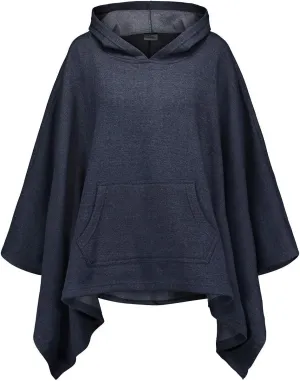 MV Sport Women's Sweatshirt Blanket Poncho Hoodie/Cozy Fleece Pullover Ponchos/Warm Hooded Cape for Women