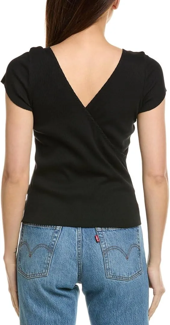 Nation Unisex Adult Jet Black Contoured Fit Scoop Neck Tee